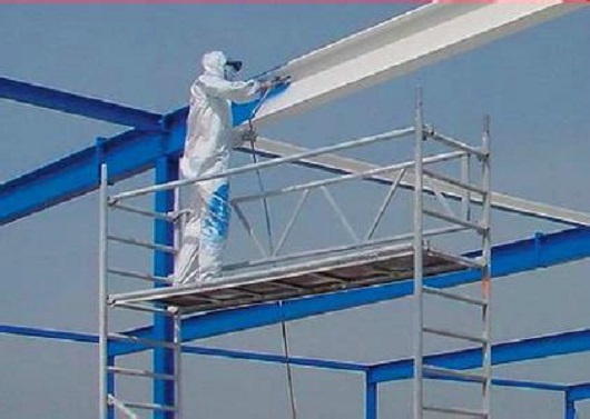 運城鋼結構構件油漆的噴涂，防腐防火都不能少